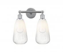 Innovations Lighting 616-2W-PC-G480-6OP - Brookhaven Almond - 2 Light - 15 inch - Polished Chrome - Bath Vanity Light
