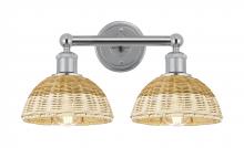 Innovations Lighting 616-2W-PC-NBD2-75-NAT - Bristol Natural II - 2 Light - 17 inch - Polished Chrome - Bath Vanity Light