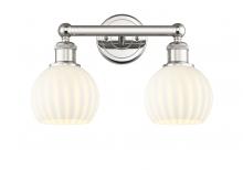 Innovations Lighting 616-2W-PN-G1217-6WV - White Venetian - 2 Light - 15 inch - Polished Nickel - Bath Vanity Light
