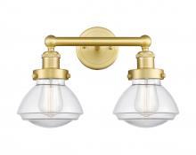 Innovations Lighting 616-2W-SG-G322 - Olean - 2 Light - 16 inch - Satin Gold - Bath Vanity Light