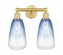 Innovations Lighting 616-2W-SG-G480-6SB - Brookhaven Almond - 2 Light - 15 inch - Satin Gold - Bath Vanity Light