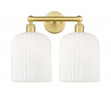 Innovations Lighting 616-2W-SG-G559-8GWH - Bridal Veil - 2 Light - 14 inch - Satin Gold - Bath Vanity Light