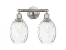 Innovations Lighting 616-2W-SN-G459-6CL - Preston Bulb - 2 Light - 15 inch - Brushed Satin Nickel - Bath Vanity Light