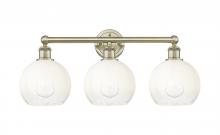Innovations Lighting 616-3W-AB-G483-8OP - Brookhaven Globe - 3 Light - 26 inch - Antique Brass - Bath Vanity Light
