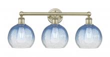 Innovations Lighting 616-3W-AB-G483-8SB - Brookhaven Globe - 3 Light - 26 inch - Antique Brass - Bath Vanity Light
