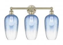 Innovations Lighting 616-3W-AB-G484-7SB - Brookhaven Flute - 3 Light - 25 inch - Antique Brass - Bath Vanity Light