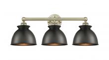 Innovations Lighting 616-3W-AB-M14-BK - Adirondack - 3 Light - 26 inch - Antique Brass - Bath Vanity Light