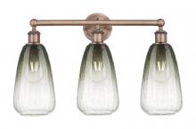Innovations Lighting 616-3W-AC-G480-6SL - Brookhaven Almond - 3 Light - 24 inch - Antique Copper - Bath Vanity Light