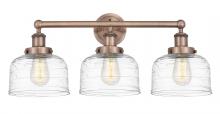 Innovations Lighting 616-3W-AC-G713 - Bell - 3 Light - 26 inch - Antique Copper - Bath Vanity Light