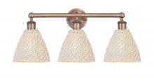 Innovations Lighting 616-3W-AC-NBD-75-NAT - Bristol Natural - 3 Light - 26 inch - Antique Copper - Bath Vanity Light
