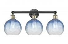 Innovations Lighting 616-3W-BAB-G483-8SB - Brookhaven Globe - 3 Light - 26 inch - Black Antique Brass - Bath Vanity Light