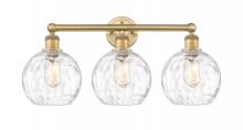 Innovations Lighting 616-3W-BB-G1215-8 - Athens Water Glass - 3 Light - 26 inch - Brushed Brass - Bath Vanity Light