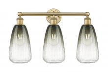 Innovations Lighting 616-3W-BB-G480-6SL - Brookhaven Almond - 3 Light - 24 inch - Brushed Brass - Bath Vanity Light