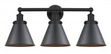 Innovations Lighting 616-3W-BK-M13-BK - Appalachian - 3 Light - 26 inch - Matte Black - Bath Vanity Light