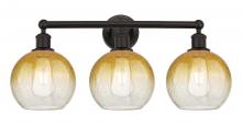 Innovations Lighting 616-3W-OB-G483-8AM - Brookhaven Globe - 3 Light - 26 inch - Oil Rubbed Bronze - Bath Vanity Light