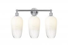 Innovations Lighting 616-3W-PC-G484-7OP - Brookhaven Flute - 3 Light - 25 inch - Polished Chrome - Bath Vanity Light