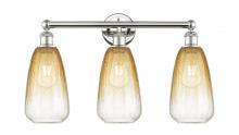 Innovations Lighting 616-3W-PN-G480-6AM - Brookhaven Almond - 3 Light - 24 inch - Polished Nickel - Bath Vanity Light
