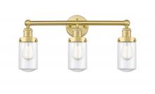 Innovations Lighting 616-3W-SG-G312 - Dover - 3 Light - 23 inch - Satin Gold - Bath Vanity Light