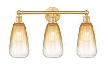Innovations Lighting 616-3W-SG-G480-6AM - Brookhaven Almond - 3 Light - 24 inch - Satin Gold - Bath Vanity Light