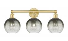 Innovations Lighting 616-3W-SG-G483-8SL - Brookhaven Globe - 3 Light - 26 inch - Satin Gold - Bath Vanity Light