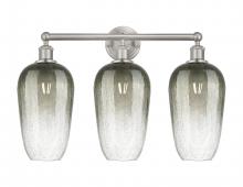 Innovations Lighting 616-3W-SN-G484-7SL - Brookhaven Flute - 3 Light - 25 inch - Brushed Satin Nickel - Bath Vanity Light