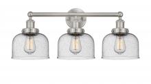 Innovations Lighting 616-3W-SN-G74 - Bell - 3 Light - 26 inch - Brushed Satin Nickel - Bath Vanity Light