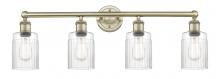 Innovations Lighting 616-4W-AB-G342 - Hadley - 4 Light - 32 inch - Antique Brass - Bath Vanity Light