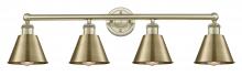 Innovations Lighting 616-4W-AB-M8-AB - Smithfield - 4 Light - 34 inch - Antique Brass - Bath Vanity Light