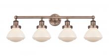 Innovations Lighting 616-4W-AC-G321 - Olean - 4 Light - 34 inch - Antique Copper - Bath Vanity Light
