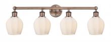 Innovations Lighting 616-4W-AC-G461-6 - Norfolk - 4 Light - 33 inch - Antique Copper - Bath Vanity Light