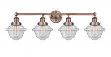 Innovations Lighting 616-4W-AC-G534 - Oxford - 4 Light - 34 inch - Antique Copper - Bath Vanity Light