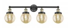 Innovations Lighting 616-4W-BAB-G208-6 - Beacon - 4 Light - 33 inch - Black Antique Brass - Bath Vanity Light