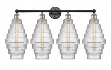 Innovations Lighting 616-4W-BAB-G672-8 - Cascade - 4 Light - 35 inch - Black Antique Brass - Bath Vanity Light
