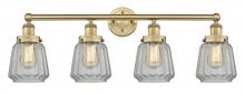 Innovations Lighting 616-4W-BB-G142 - Chatham - 4 Light - 34 inch - Brushed Brass - Bath Vanity Light