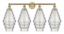 Innovations Lighting 616-4W-BB-G672-8 - Cascade - 4 Light - 35 inch - Brushed Brass - Bath Vanity Light