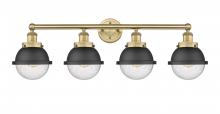Innovations Lighting 616-4W-BB-HFS-64-BK - Edison - 4 Light - 34 inch - Brushed Brass - Bath Vanity Light