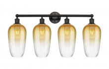Innovations Lighting 616-4W-OB-G484-7AM - Brookhaven Flute - 4 Light - 34 inch - Oil Rubbed Bronze - Bath Vanity Light