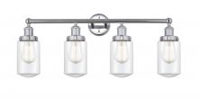 Innovations Lighting 616-4W-PC-G312 - Dover - 4 Light - 32 inch - Polished Chrome - Bath Vanity Light