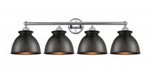 Innovations Lighting 616-4W-PC-M14-BK - Adirondack - 4 Light - 35 inch - Polished Chrome - Bath Vanity Light