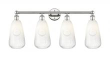 Innovations Lighting 616-4W-PN-G480-6OP - Brookhaven Almond - 4 Light - 33 inch - Polished Nickel - Bath Vanity Light