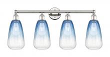 Innovations Lighting 616-4W-PN-G480-6SB - Brookhaven Almond - 4 Light - 33 inch - Polished Nickel - Bath Vanity Light