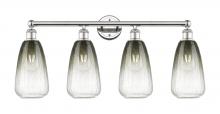 Innovations Lighting 616-4W-PN-G480-6SL - Brookhaven Almond - 4 Light - 33 inch - Polished Nickel - Bath Vanity Light