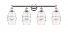 Innovations Lighting 616-4W-PN-G557-6CL - Vaz - 4 Light - 33 inch - Polished Nickel - Bath Vanity Light