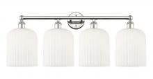Innovations Lighting 616-4W-PN-G559-8GWH - Bridal Veil - 4 Light - 32 inch - Polished Nickel - Bath Vanity Light