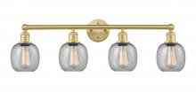 Innovations Lighting 616-4W-SG-G104 - Belfast - 4 Light - 33 inch - Satin Gold - Bath Vanity Light