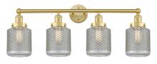 Innovations Lighting 616-4W-SG-G262 - Stanton - 4 Light - 33 inch - Satin Gold - Bath Vanity Light