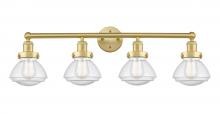 Innovations Lighting 616-4W-SG-G324 - Olean - 4 Light - 34 inch - Satin Gold - Bath Vanity Light