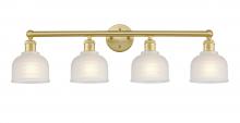 Innovations Lighting 616-4W-SG-G411 - Dayton - 4 Light - 33 inch - Satin Gold - Bath Vanity Light