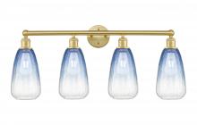 Innovations Lighting 616-4W-SG-G480-6SB - Brookhaven Almond - 4 Light - 33 inch - Satin Gold - Bath Vanity Light