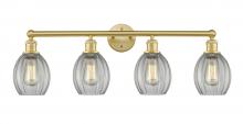 Innovations Lighting 616-4W-SG-G82 - Eaton - 4 Light - 33 inch - Satin Gold - Bath Vanity Light